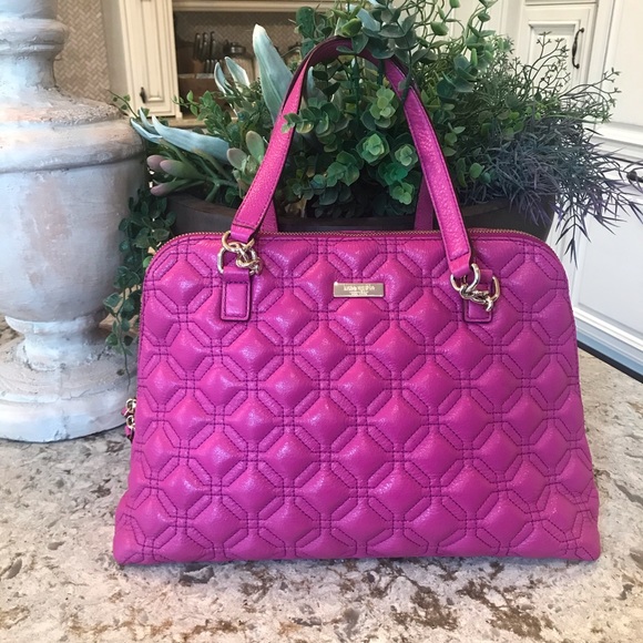 kate spade Handbags - KATE SPADE MARYANNE ZINNIA PINK QUILTED BAG